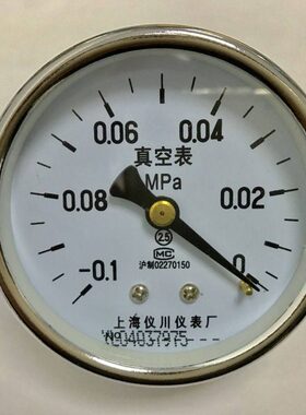 直62mm真空表m0 Y-边 60* 无 轴mmmpa~1410径 - 60 -螺纹向Z.1.5