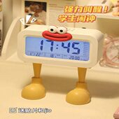 钟表儿童初中生桌面起新款 女时钟2024床闹钟神器学生专用电子男孩