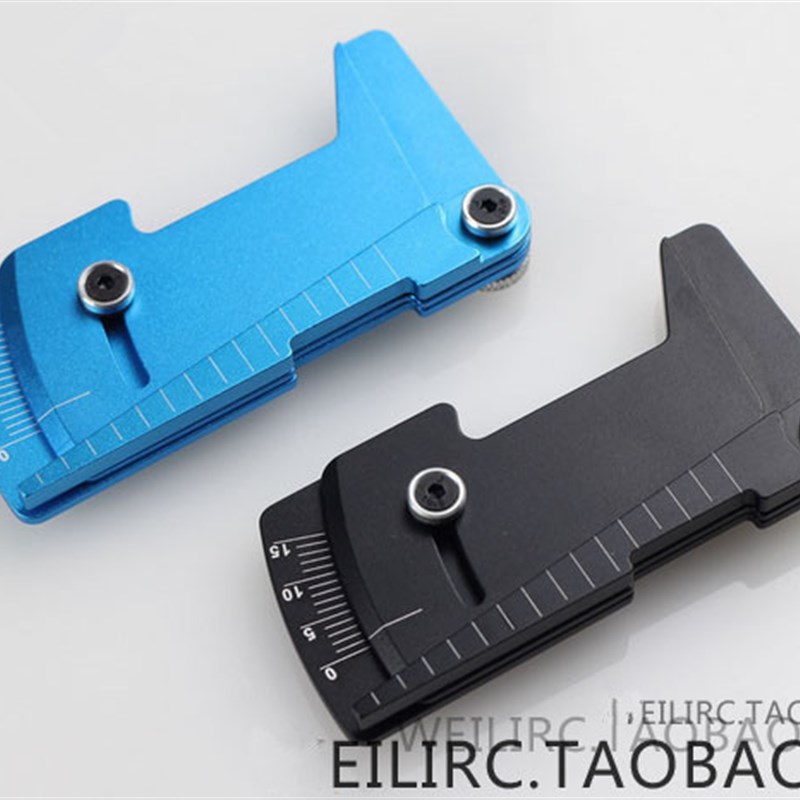 台湾FALCON  1/10调车工具 金属ECNC车高尺 调车量高尺 四轮定位