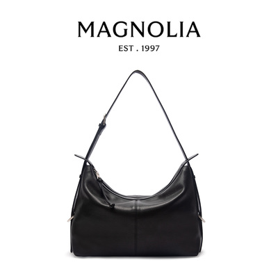 MAGNOLIAM黑色hobo包大容量