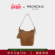 MAGNOLIA曼歌妮原创秋季 植绒单肩斜跨包包手提时尚 简约通勤手提包