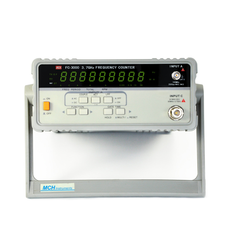 FC-3000频率计3.7G 8位数显高精度高频数字频率计灵敏度100mV美创