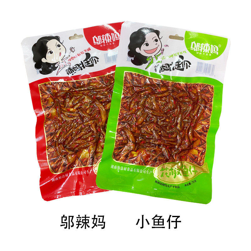邬辣妈70g鱼仔孜然味花椒