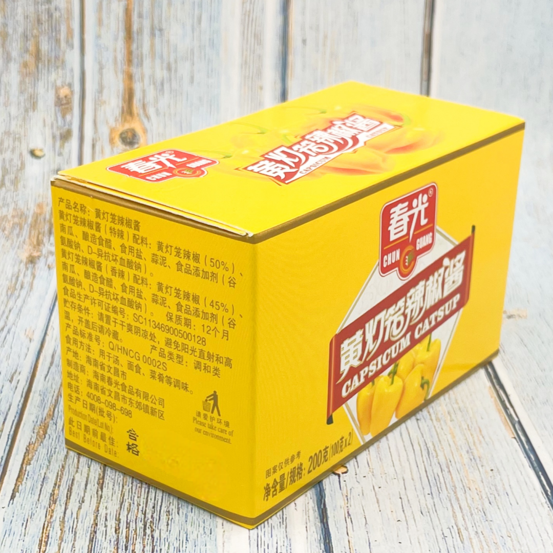 春光黄灯笼辣椒酱200g海南