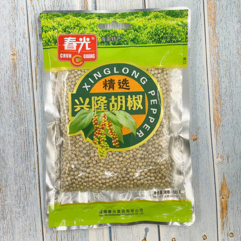 春光白胡椒粒180g袋装海南