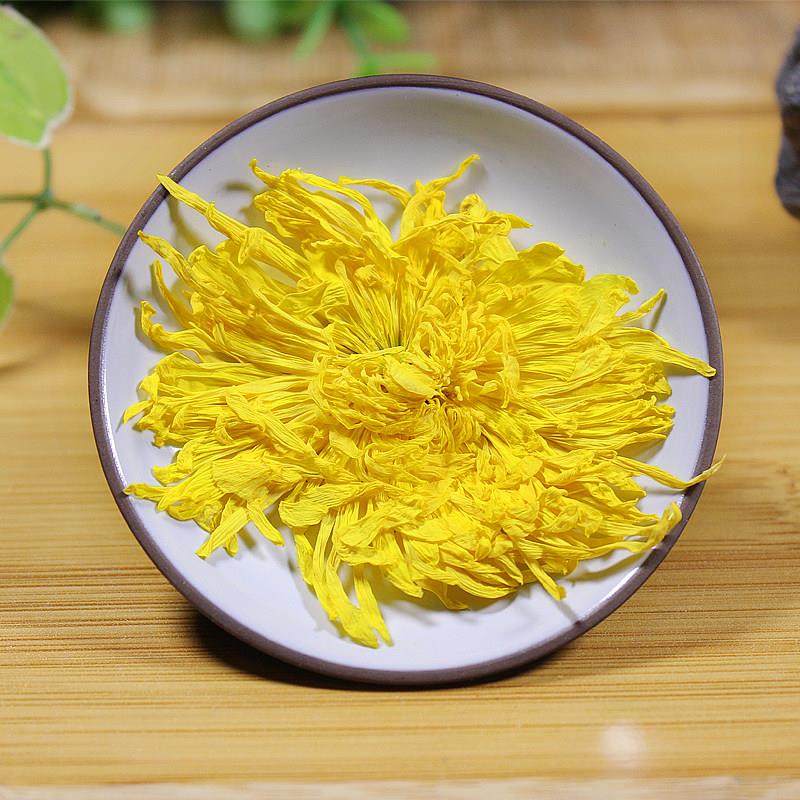 2025新花上市金丝皇菊500g安徽黄山黄菊花一朵一杯大朵散装