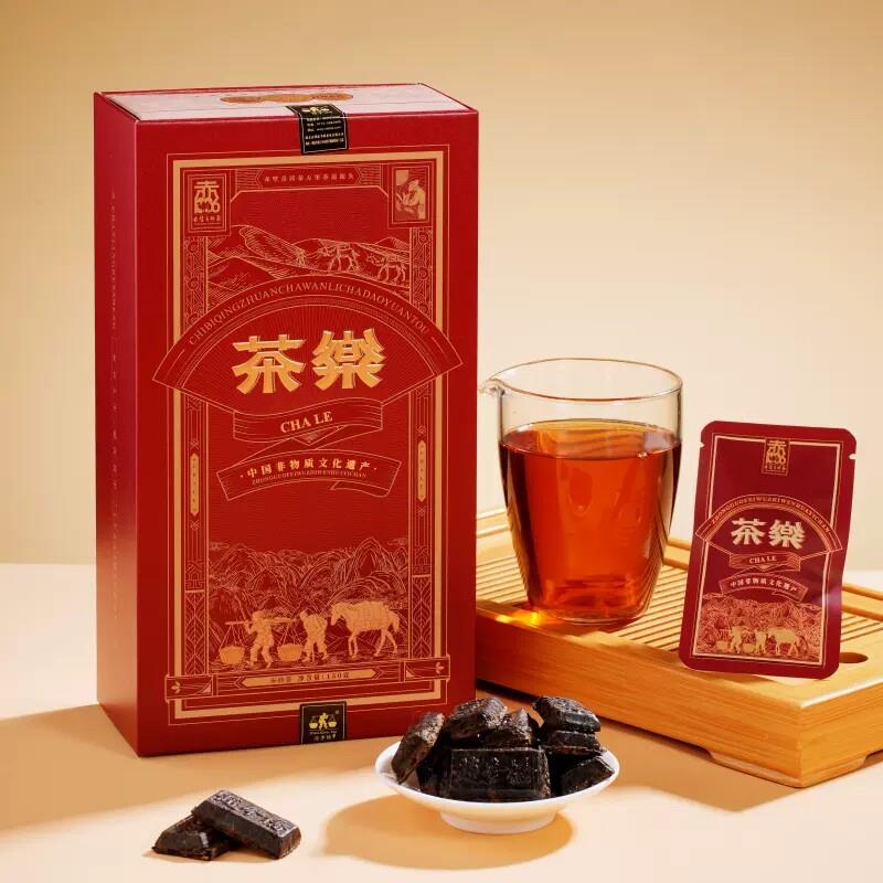 赵李桥青砖茶茶乐老青茶180g黑茶茶叶湖北咸宁赤壁羊楼洞青砖茶
