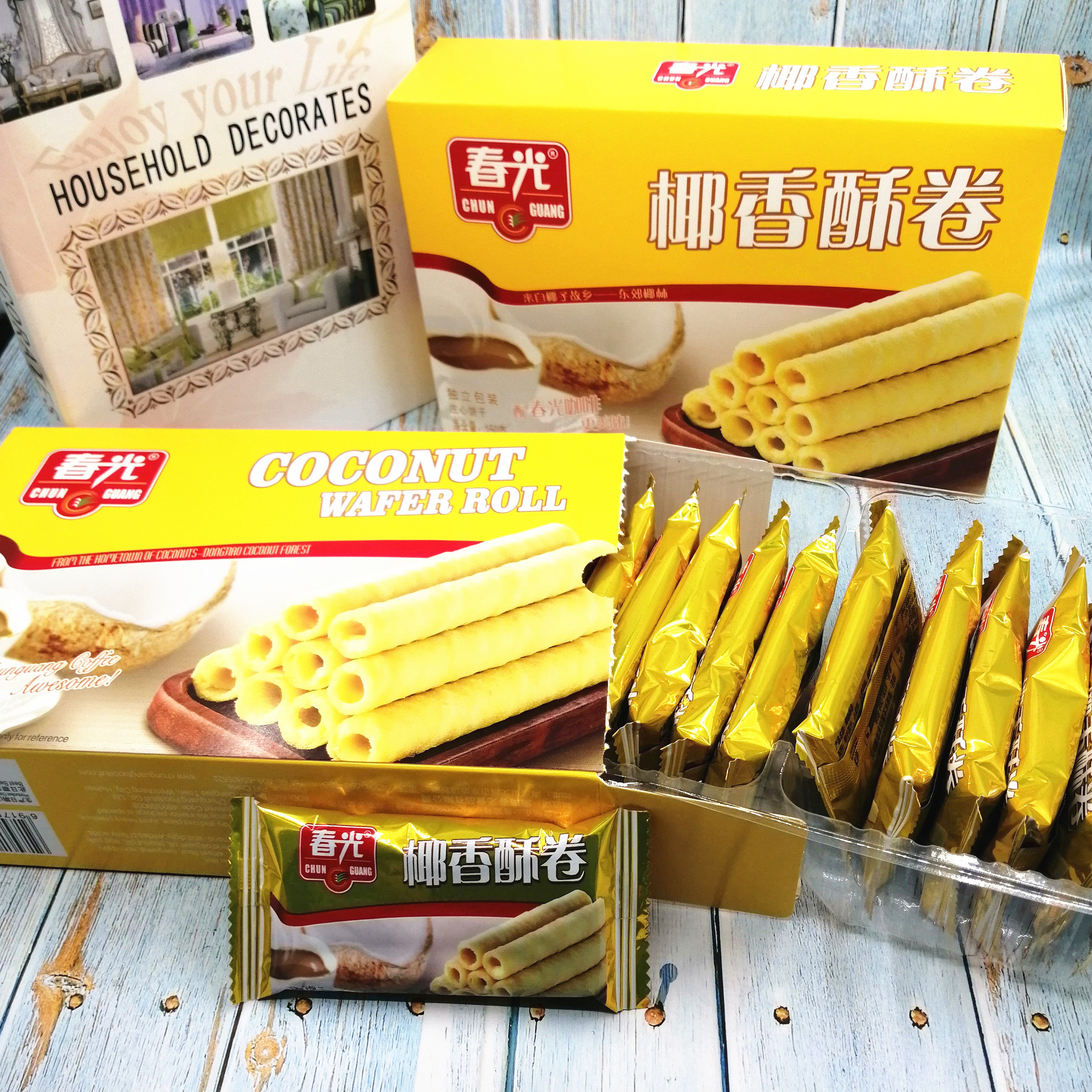 春光椰香酥卷150g海南特
