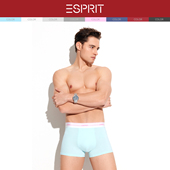 内裤 纯棉10A全裤 抗菌男生高档款 ESPRIT男士 四角运动透气平角短裤