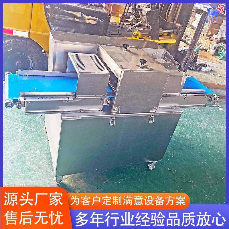 鸡胸肉鸭胸肉开片机平行分层切片机全自动新鲜海螺肉切片机