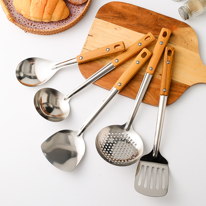 家用厨房铲子漏勺汤勺饭勺煎铲子