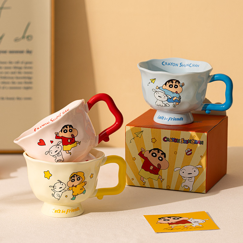 蜡笔小新水杯可爱卡通马克杯