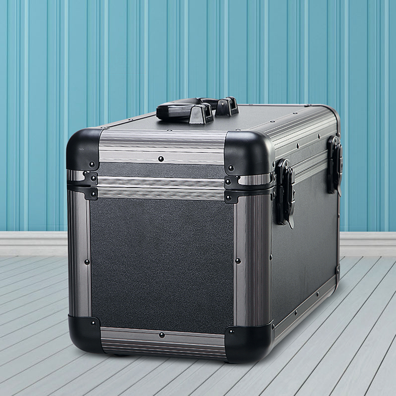 带锁铝合金收纳i箱家用整理储物盒大号容量工O业级工具金属箱子手