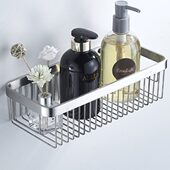 加厚免钉打孔不锈钢卫生间大号沥水浴室430间肥皂架壁挂淋浴