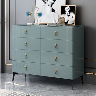 2024收纳抽屉现代简约家用柜子轻奢斗柜五斗柜客厅八斗柜新款卧室