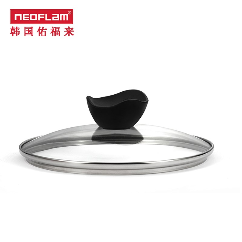 Neoflam炒锅柄j把手 锅盖玻璃盖头 可透视玻璃盖20/24/26/28/30cm