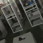 控制量内外折配电柜5机柜尺寸大现货可户定制尺寸图不锈钢ES仿威