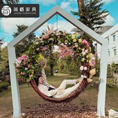 吊篮吊椅悬挂道具摇篮民宿鸟网红打卡拍照网红景区巢网红商场秋千