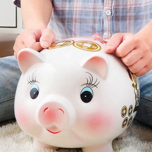 不2024存出储蓄儿童小猪存钱罐新款取可只进男女礼品不可罐大号钱