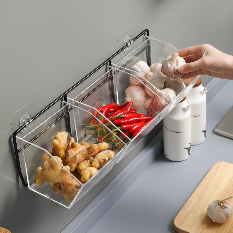 葱姜蒜收纳筐厨房放蒜头壁挂置物篮生姜大蒜M收纳架挂墙上各种神,收纳整理,壁式收纳盒,淘宝优惠券,粉丝福利购,淘宝优惠卷