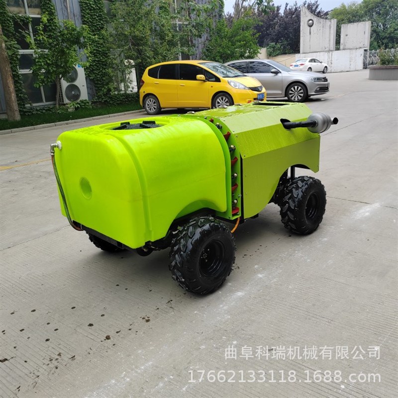 小型四轮喷洒f机桃园葡萄植保机遥控打药车自走式喷药机多地形适