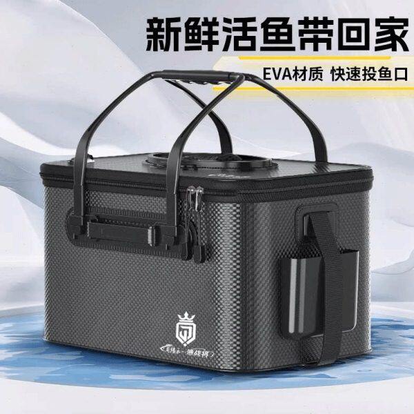 钓鱼箱鱼桶钓鱼桶专用野钓活鱼桶钓箱加厚巨鳍王鱼护桶鱼箱可折叠