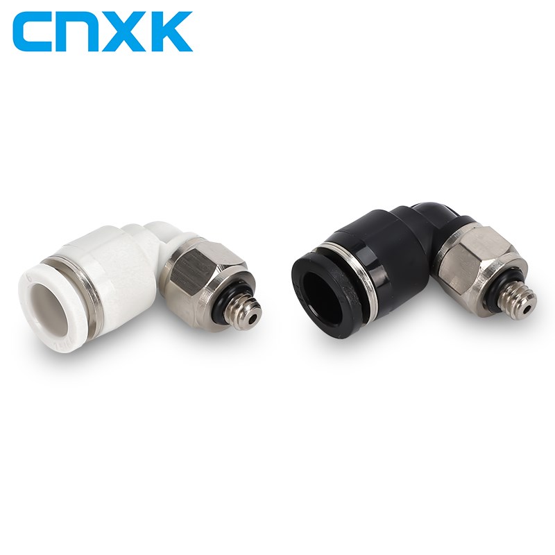 迷你微型气动接头h弯头PL4-M5C 3/6 M3 M4 M5 M6 01C螺纹小型气管