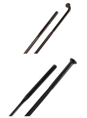 sapibm cx-ray黑色直头/弯头扁辐条 2.2*0.9超轻破风低风阻小扁条