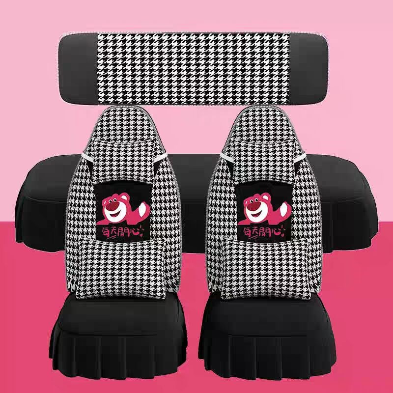 金彭雪贝座套四轮电动车座套坐垫套全包围布艺四季通用冬季荷兰绒