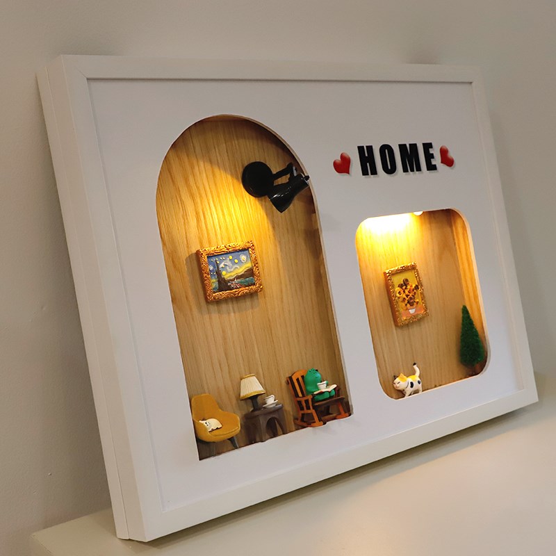 2024新款磁吸电表箱装饰画diy置物配电箱遮挡挂画电闸开关盒壁画