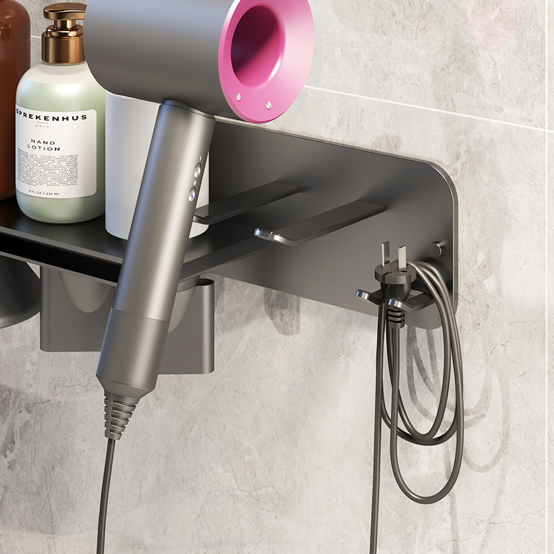 适用追觅徕芬LF03戴森电吹风机通用支架免打孔挂架收纳架置物架子