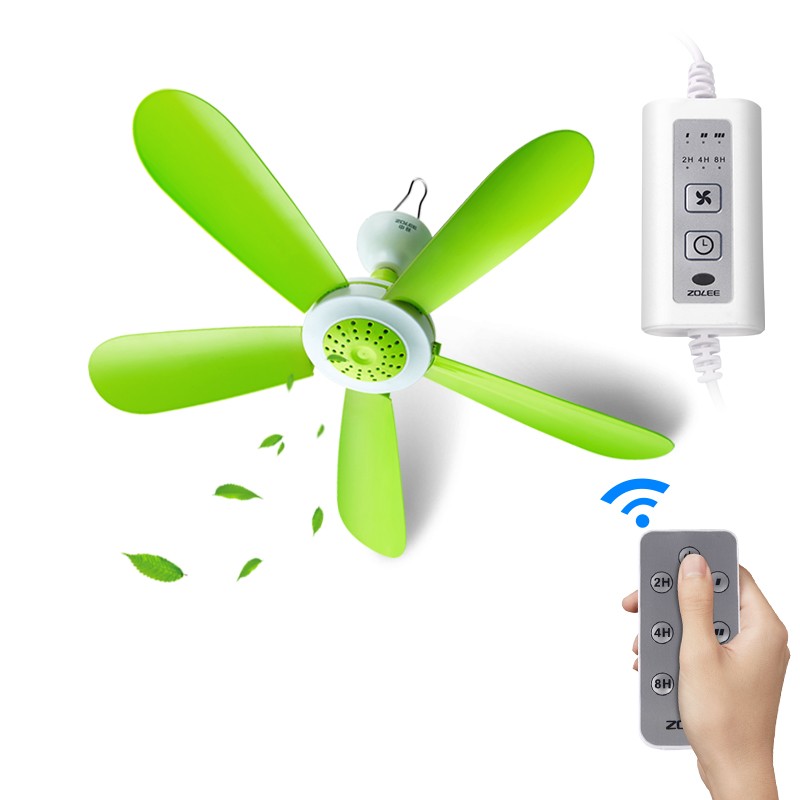 中联小吊扇USB可调速变速微风宿舍蚊帐床上家用静音电风扇大风力