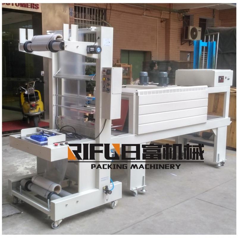 半自动PE膜封切收缩包装机雪碧瓶套膜塑封机饮料透明膜膜包机