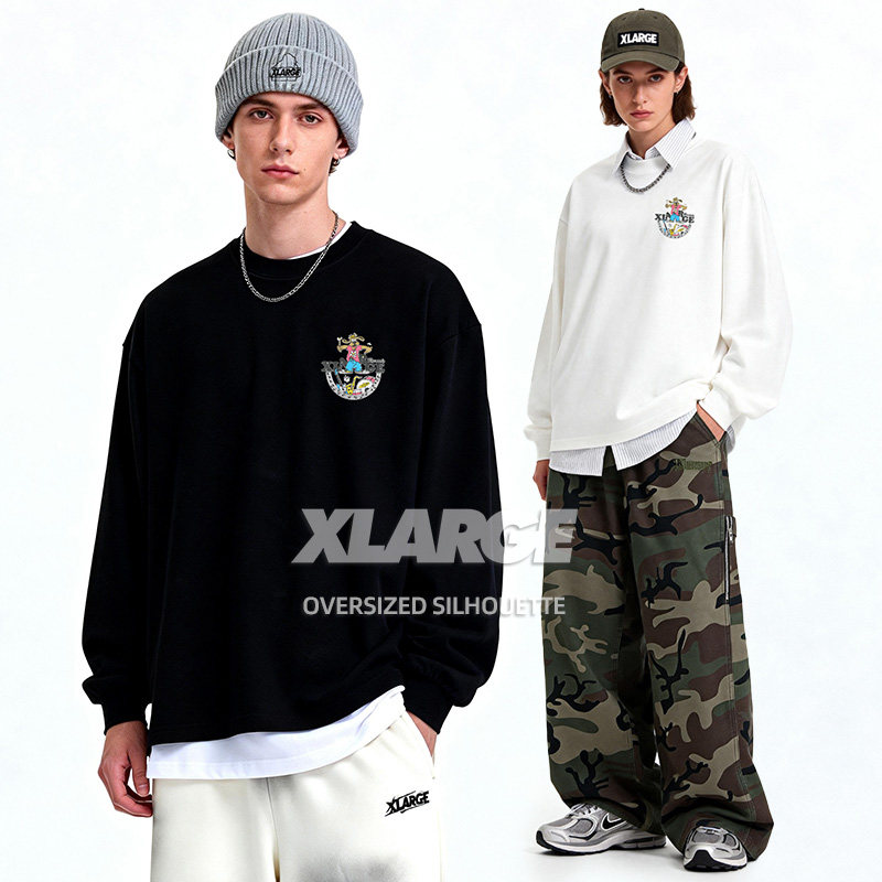 XLARGE男款街头长袖T恤图片