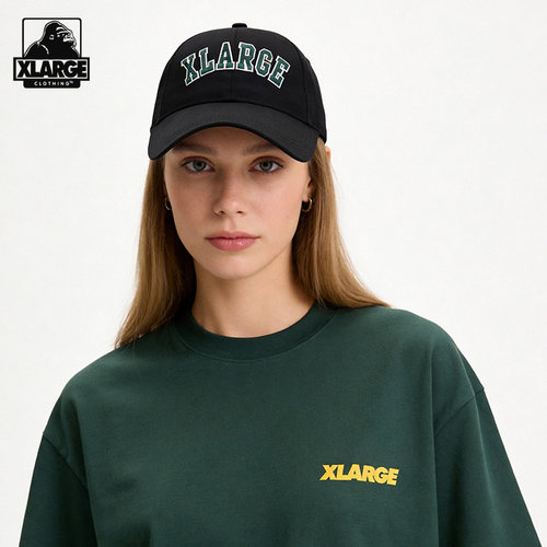 XLARGE美式复古情侣棒球帽春夏