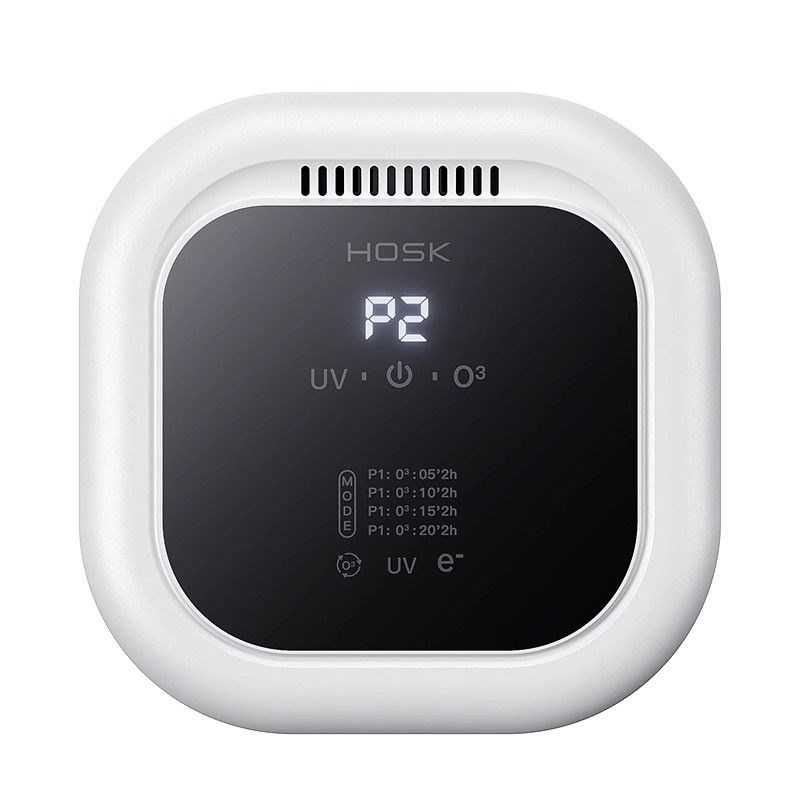 HOSK臭氧家用空气净化器除甲醛紫外线除味化妆室宠物除臭神器车载
