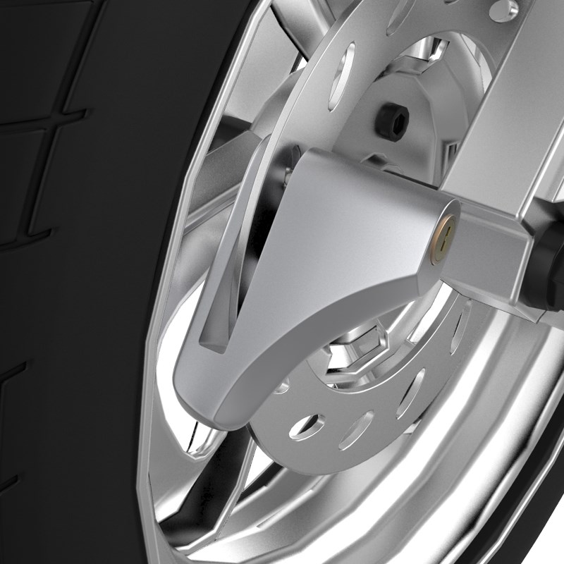 摩托车碟刹锁电动车安全防盗锁碟片锁山地自行车骑行车锁装备配件