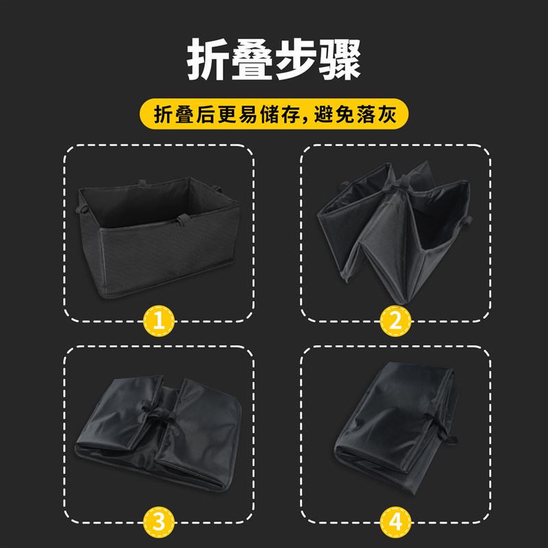 电动车后车筐内胆三轮车外卖箱固定架货架通用加厚内胆箱筐可折叠