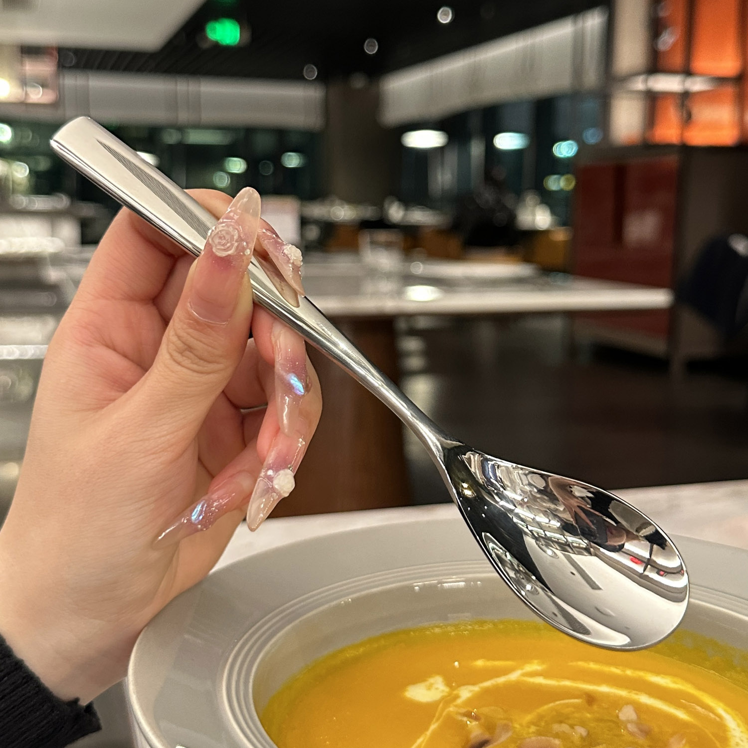 福利!老板娘自用 INOX18w/10不锈钢调羹汤匙吃饭勺喝汤勺圆头勺子