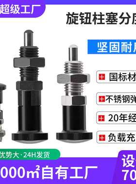 PXAL PXKL8 10 12 16分度定位销 细牙螺纹加长复位.型旋钮柱塞