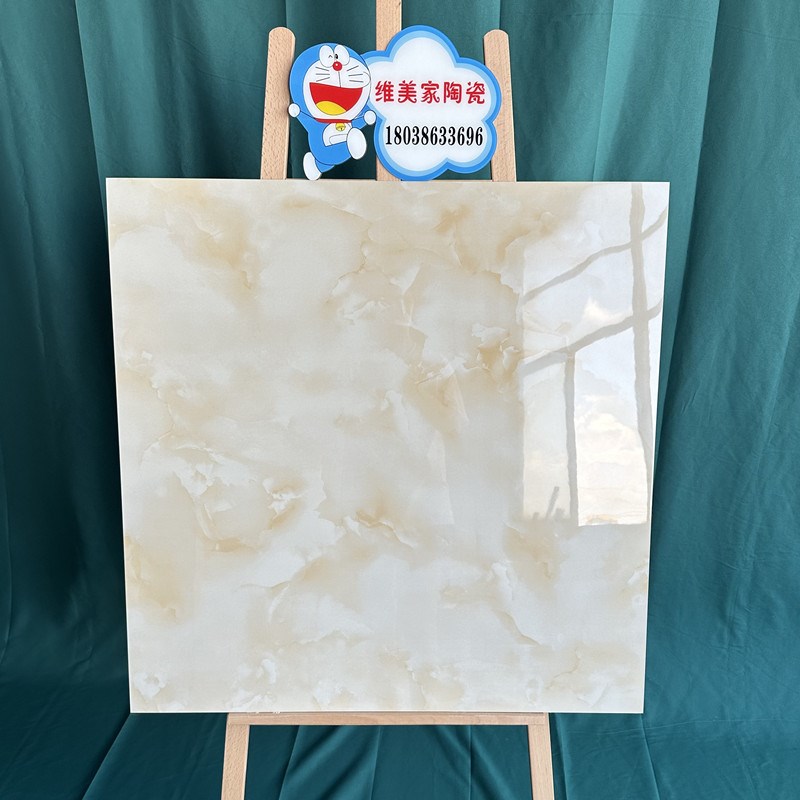 广东黄色玉石瓷砖地砖800x800客厅H通体大理石防滑地板砖亮光墙砖