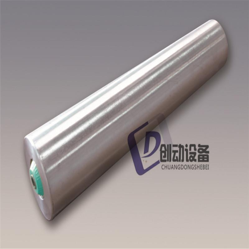 无动力镀锌锥形辊筒双链镀锌辊筒包胶锥形滚筒