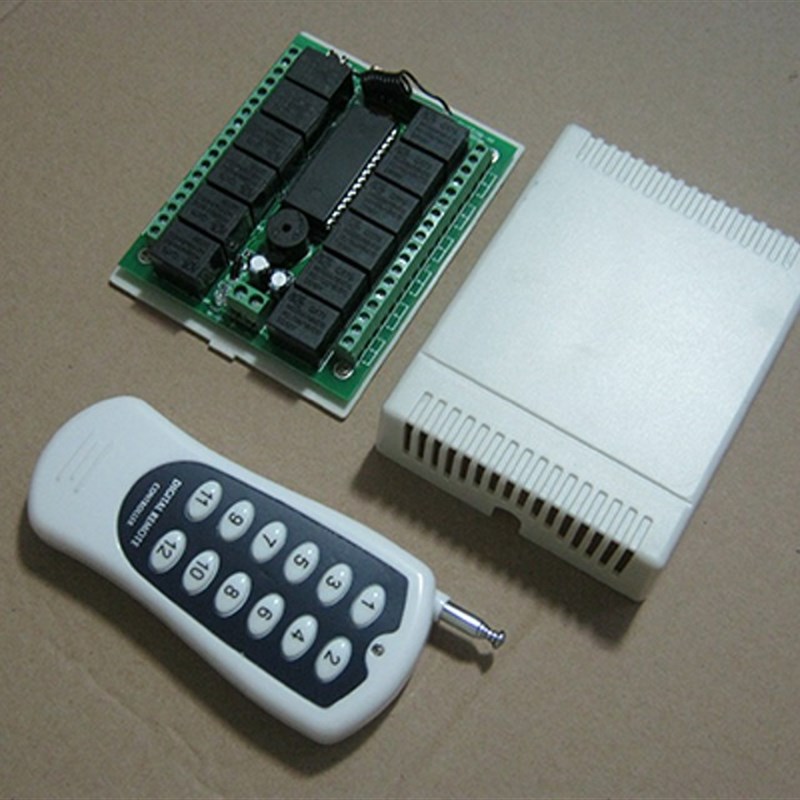 广告电源遥控开关多通道无线遥控开关灯光无线开关12组遥控遥控