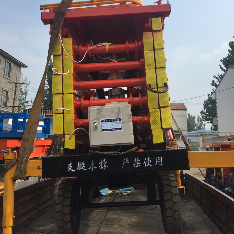 电动液压升降平台6m*1000kg*120方管厂房仓库液压装卸平台