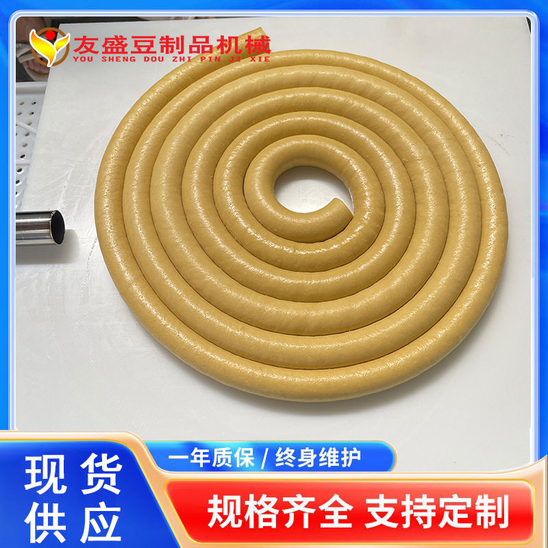 不锈钢自动豆腐卷机 豆腐皮下脚料深加工机器 一次成型素鸡机器