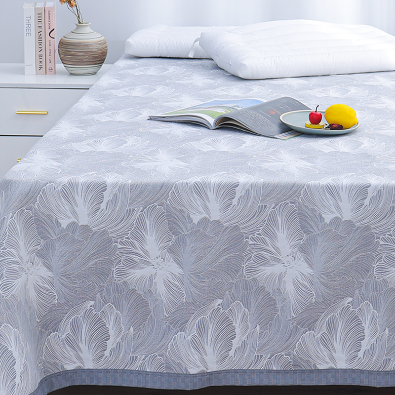 夏季凉席亚麻席可水洗家用s折叠空调软席子1.8m床学生女生床席夏