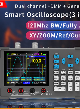 ZEEWEII中微DSO3D12 3.2 Inch Desktop Digital Oscilloscope120M
