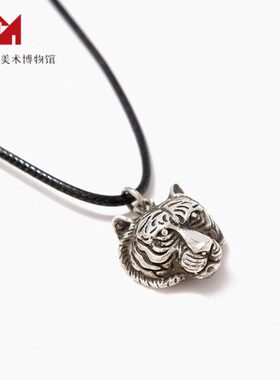 【杭州工艺美术博物馆】大师工作室万足银虎虎生威项链吊坠挂坠