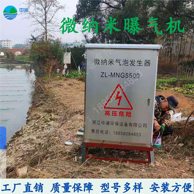 浙江中澜5.5kw微纳米曝气机 河道治理微纳米气泡发生器生产厂家