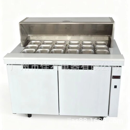 2026新款 风冷 披萨操作台 抓码柜110V salad bar 沙拉展示柜厂家